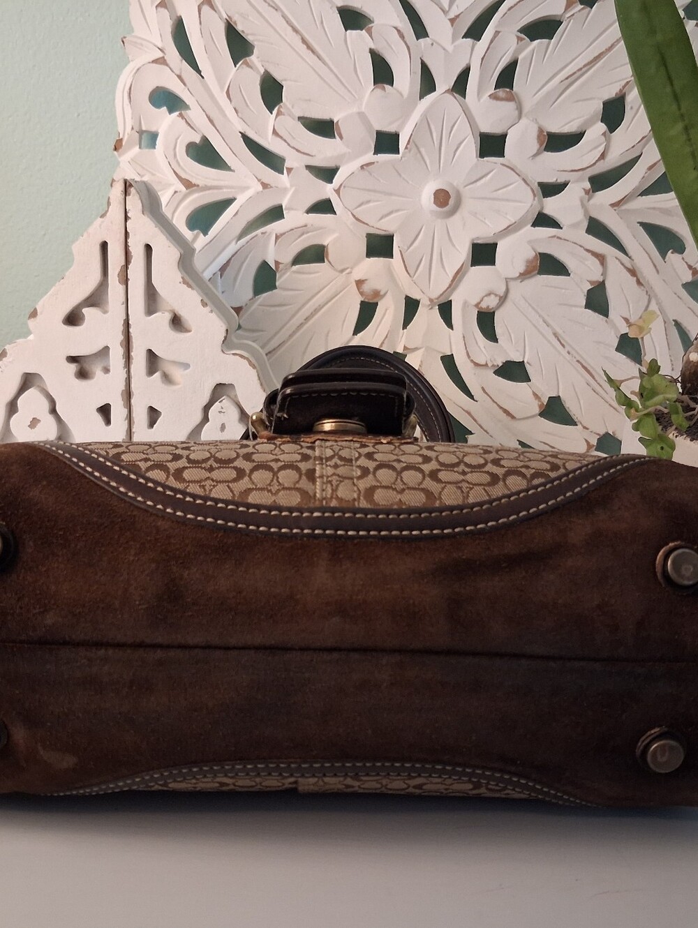 Coach Vintage Y2k Soho Signature Handbag - Gem